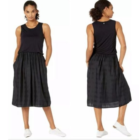 prAna Perry Sleeveless Blouson Midi Dress Women's Size M - Picture 4 of 11